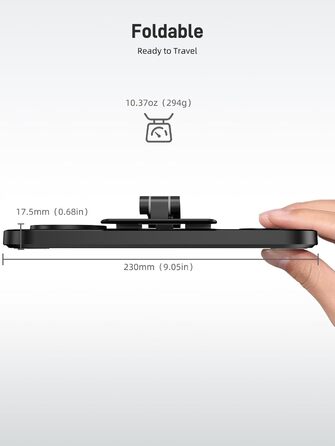 4-в-1 Бездротова зарядка для iPhone 16 Pro Max/15/14, iPad, Apple Watch та AirPods Pro (Чорний)