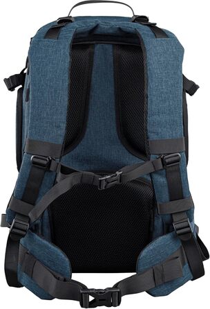 Рюкзак для фототехніки DÖRR Prag Go 16L/Prag Pro 20L, водонепроникний, для дзеркальних/зеркальних беззеркальних камер, відділення для ноутбука 16 дюймів, знімні перегородки, кріплення для штатива, рюкзак для дронів, міцний та легкий (блакитний)