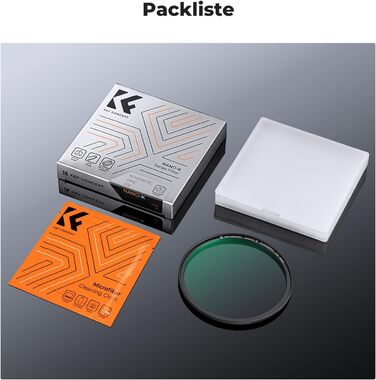 UV-фільтр K&F Concept K-Serie 72mm з магнітним кріпленням для захисту об'єктива