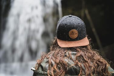 Кепка бейсболка Jumping Bird для чоловіків • Snapback кепка для активного відпочинку • Регульований розмір, легко миється, темно-сірий колір