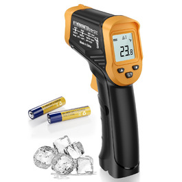 Інфрачервоний термометр Eventek -50°C до 600°C. Безконтактний цифровий лазерний термометр з підсвічуванням екрану. Для кухні, гриля, охолодження, промисловості. Базова комплектація