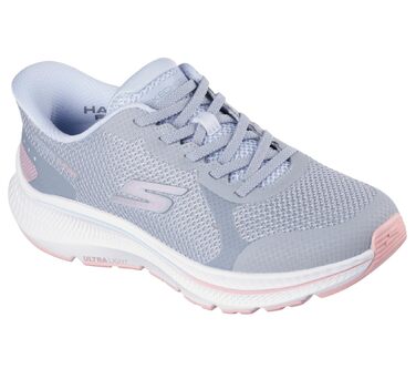 Кросівки Skechers Go Run Consistent 2.0 Captiva для жінок, сірі, розмір 39 EU, текстиль, сині вставки