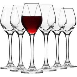 Набір келихів для шампанського Krosno Champagnergläser Set (6 шт.) 210 мл, Splendour, скло без свинцю, елегантний дизайн, для шампанського, просекко, святкові події