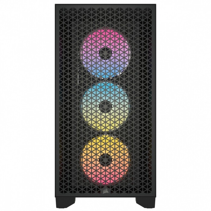 Корпус Corsair 3000D Midi Tower, чорний