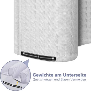 Шторка для душу Waffel з магнітами, текстиль, поліестер, 183x183 см (зелена)