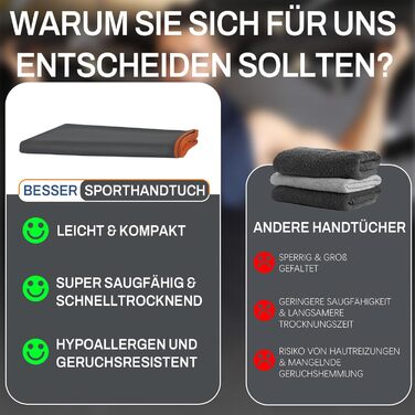 Рушник для фітнесу з кишенею, мікрофібра, 120x50 см, спортивний рушник для залу, подорожей, сірого кольору