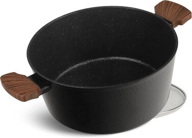 Набір каструль та сковорідок Edenberg 12 предметів з антипригарним покриттям (індукційні)