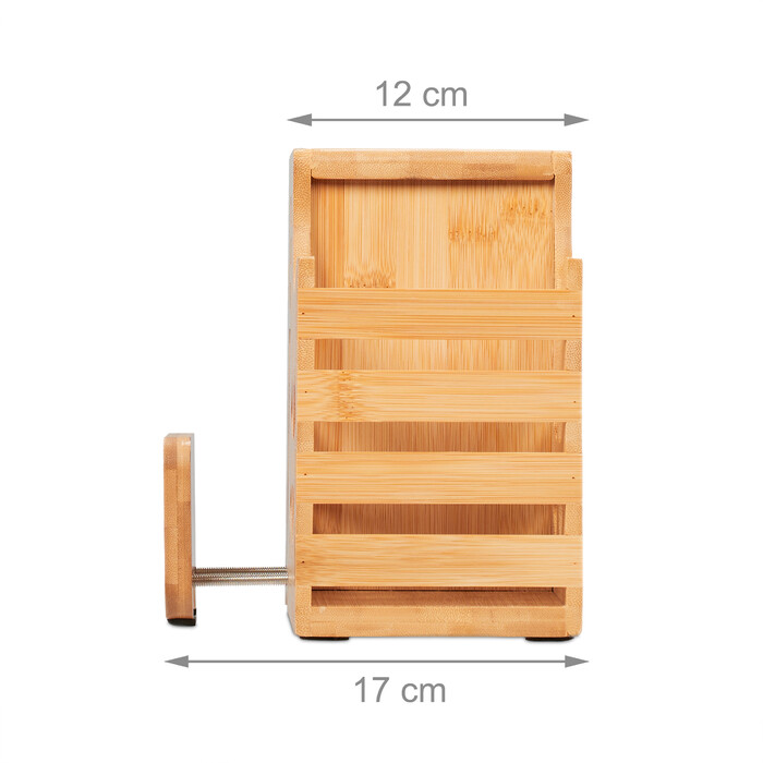 Relaxdays Cutlery Holder with Cutting Board Holder