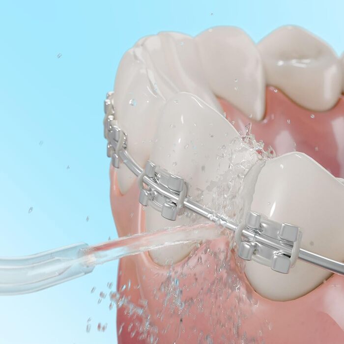 Cecotec Munddusche Bamba ToothCare 1200 Jet Pro: 7 насадок, LED-дисплей, 10 режимів, UV-дезінфекція. 1000 мл