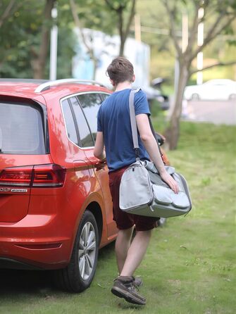 Транспортна переноска для котів та собак FUKUMARU, рожева, велика (до 22 кг)