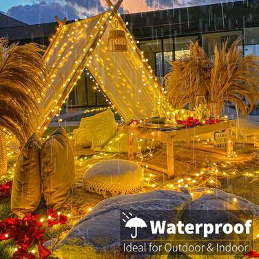 Гірлянда світлодіодна BrizLabs Globe, 10 м, 200 LED, RGB, 8 режимів, для декору інтер'єру та екстер'єру, тепле світло