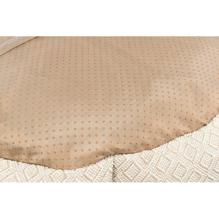 Крісло-ліжко для собак TRIXIE Boho, 50x50 см, бежеве - м'яке лежання з плюшем, кошик для маленьких собак, неслизьке, можна прати