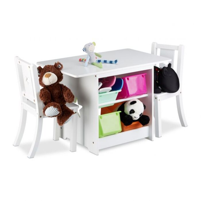 Relaxdays Children's Seating Group with Storage ALBUS