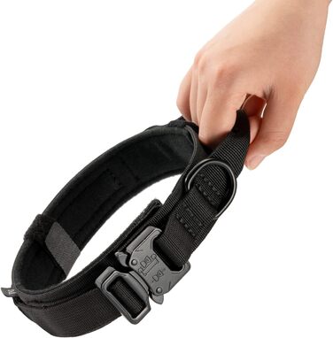 Нашийник для собак Eeyfarog, регульований з контролем, сірий, XL