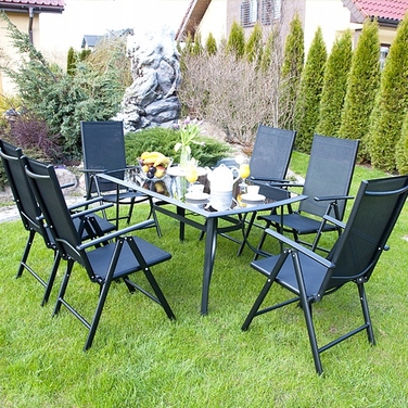 Комплект стола та стільців Lazur metal Verona, сірий