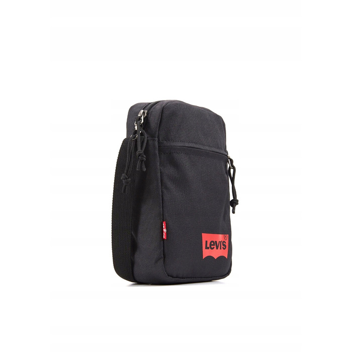 Чоловіча сумка-месенджер Levi's Mini Crossbody Solid Batwing, чорна