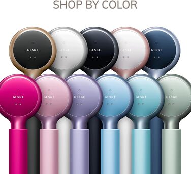 GESKE Sonic LED Full-Body Brush - Щітка для тіла з LED та Sonic-вібрацією | 9 в 1 | Інтенсивне пілінгування та масаж | Глибоке очищення | Білий
