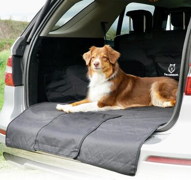 Захист для багажника авто для собак [надміцний клямка] - килимок для багажника, ковдра для собак, SUV, Kombi, Kleinwagen - захист від вологи та бруду - безпечна перевозка собак, стандартний чорний колір
