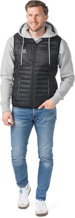 Жилет Erima CMPT Puffer для чоловіків (M, чорний)