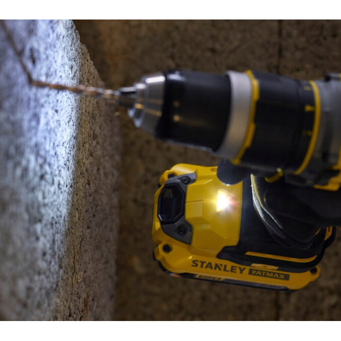 Ударний дриль-шурупокрут Stanley FatMax v20 SFMCD721M2K 18V (2x 4.0Аг) у кейсі