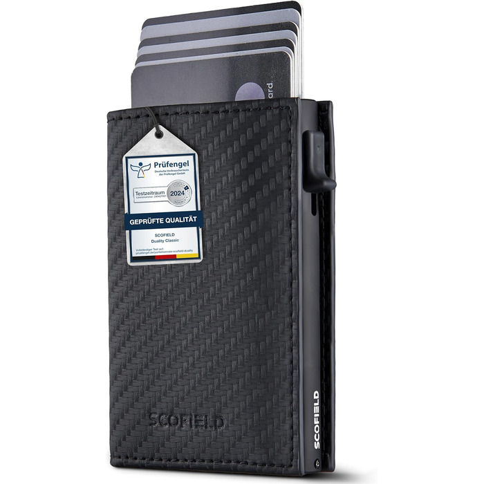 SF SCOFIELD Duality Magflip Premium Slim Wallet with Coin Pocket | Card Holder with Coin Pocket for 9-10 Cards | Card Wallet | Men's Wallet | RFID Protection | Credit Card Holder | Smart Wallet