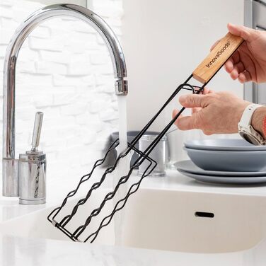 Набір гриля InnovaGoods 12 предметів: інструменти з нержавіючої сталі, термостійкі ручки, сумка для зберігання та транспортування, миється в посудомийній машині, чорний, сталь, нержавіюча сталь (для шашлику)