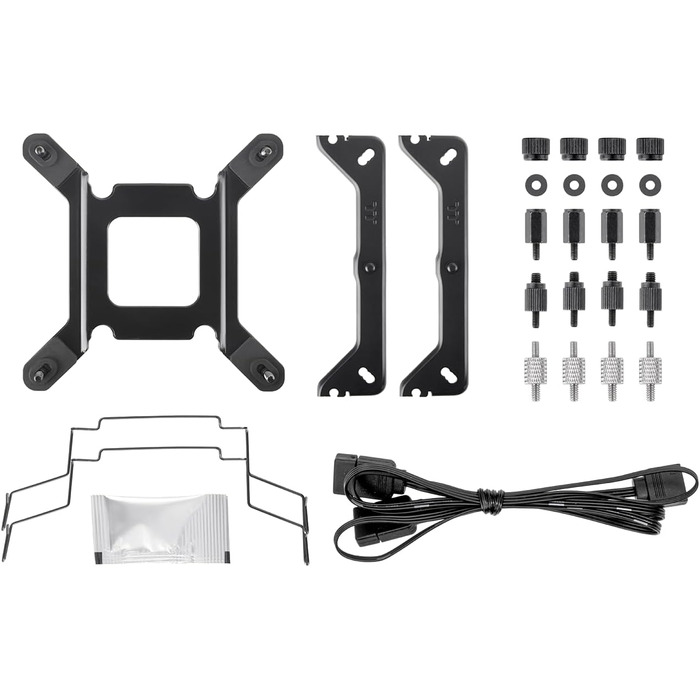 Thermaltake ASTRIA 400 ARGB - Кулер CPU з RGB підсвічуванням, 120 мм, тихий, для Intel LGA1851/1700, AMD AM5/AM4