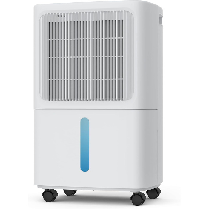 Електричний осушувач повітря Leenon 16L - тихий осушувач для підвалу, квартири, ванної кімнати, сушіння білизни, з таймером, авто-restart, 35м²