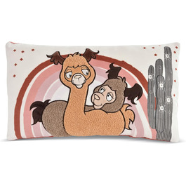 Декоративна подушка NICI Al & Chic Paka зелена, 43x25 см, альпака