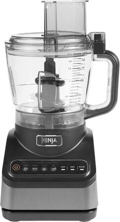 Ninja Food Processor with 4 programs; Chopping, Pureeing, Slicing, Mixing & 3 manual speeds, 2.1L bowl, chopping, slicing & dough blades, 850W, dishwasher safe, Black BN650EU Food Processor