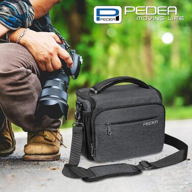 Сумка для камери Pedea Noble: DSLR/SLR, System Camera, XL, сіра