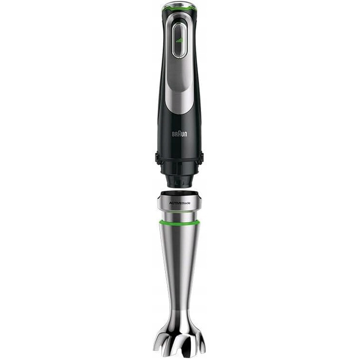 Занурювальний блендер Braun MultiQuick 9 MQ9187XLI 1200 Вт, чорний