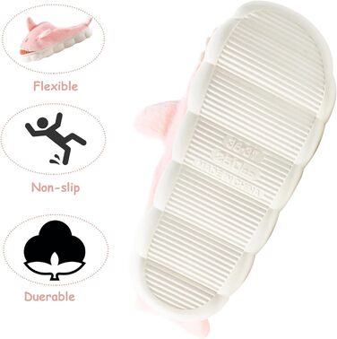 Тапочки жіночі та чоловічі зимові з плюшем, теплі, зручні, неслизькі, рожеві, 37/38 EU