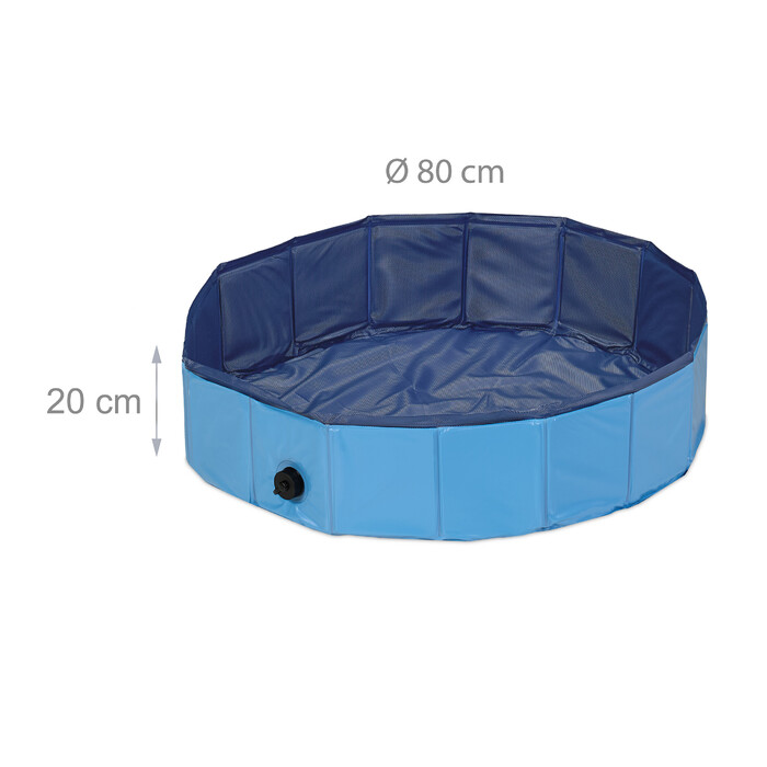 Relaxdays Blue Dog Pool