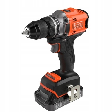 Дриль-шурупокрут Black+Decker 18V, 50 Нм [BLD682D2XK-QW] з 2-ма акумуляторами по 2,0 Аг