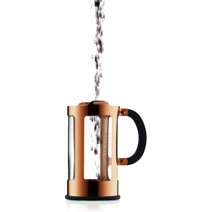 Френч-прес Bodum CHAMBORD 1 л, мідний, з нержавіючої сталі, із захистом від проливання