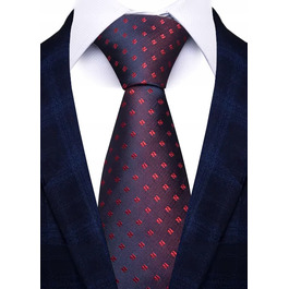 Широка краватка Elegance синього кольору