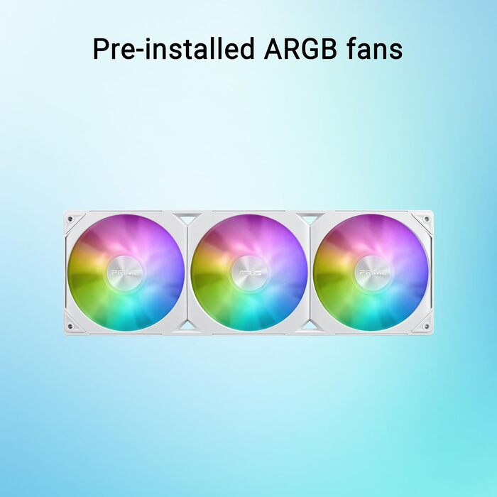 ASUS LC 240 ARGB - Система водяного охолодження CPU з RGB підсвіткою, 240 мм, для Intel LGA 1851/1700/1200/115X та AMD AM5