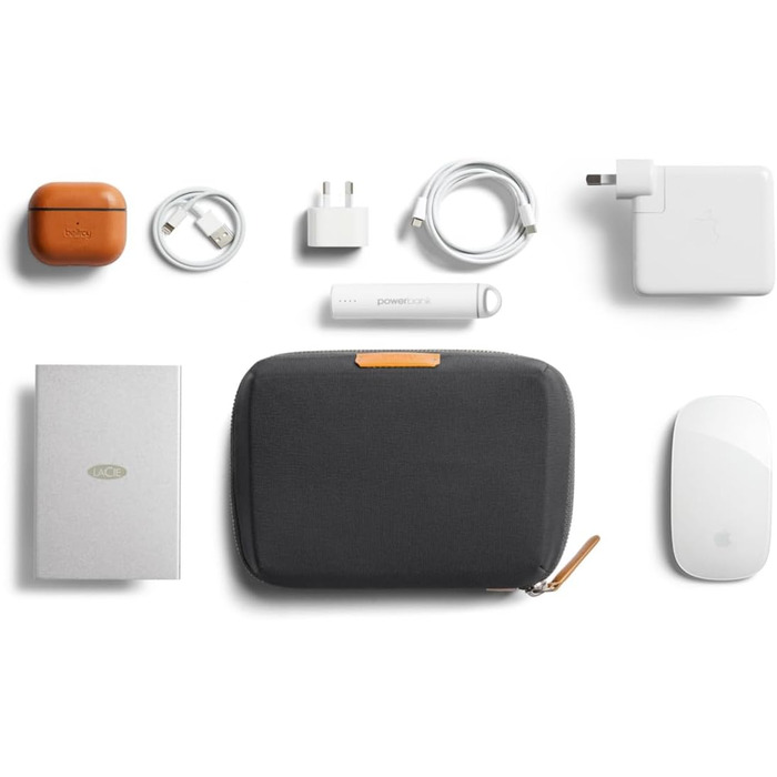 Bellroy Tech Kit Compact (Charger, Cables, Mouse, Power Bank, USB Keys, Dongles) - Slate
