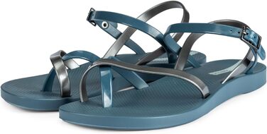 Сандалі жіночі Ipanema Fashion Sand Viii T-Spangen (39 EU, блакитно-срібні) - Стильні босоніжки для літа