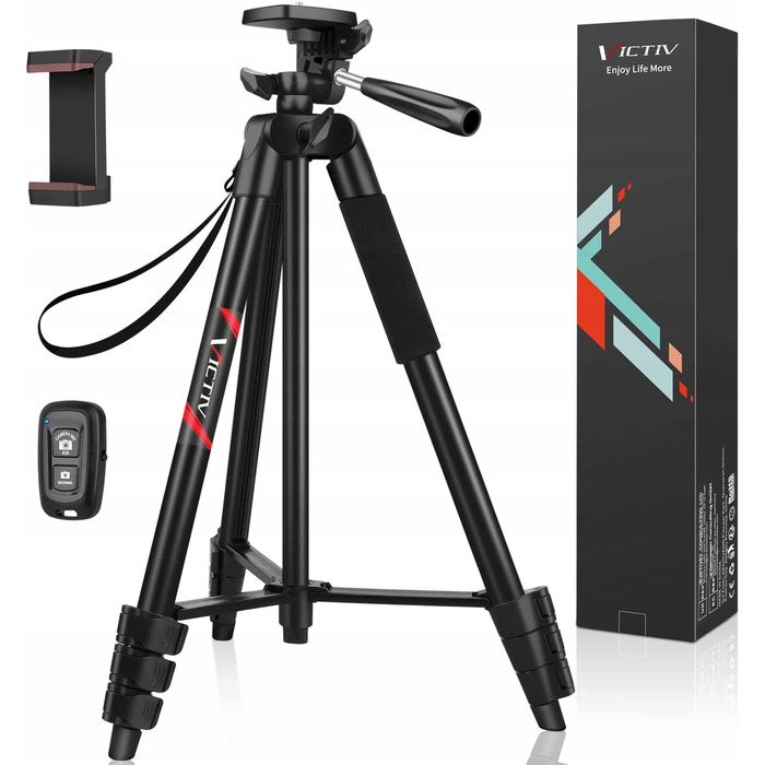 Штатив-трипод Victiv, висота 45-162 см, навантаження до 3 кг, для фотоапарата