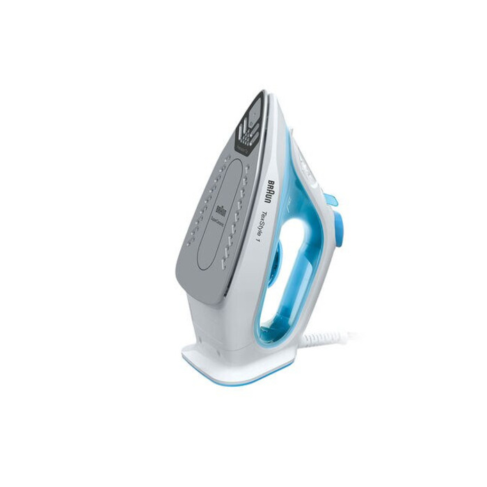 Парова праска Braun TexStyle 1, синя, керамічна підошва, 2000 Вт, 220 мл