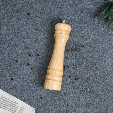 Дерев'яний млин для перцю DeroTeno з керамічним механізмом, 21 см