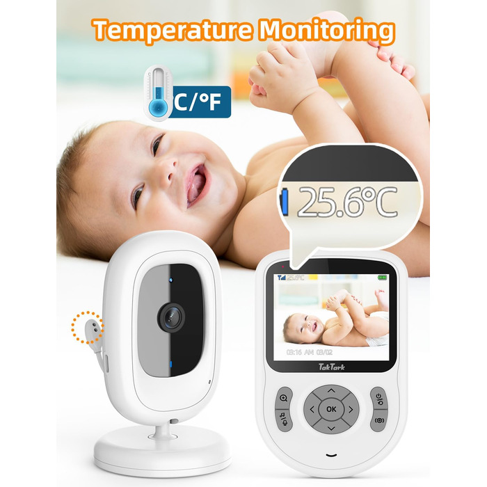 Дитячий відеоняня TakTark з камерою, 2.8