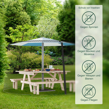 Relaxdays Mosquito Net Parasol