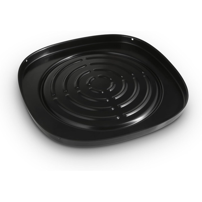 Аерофритюрниця Lauben Glass&Grill 3в1, 5,5 л, скляний кошик, 6 програм, гриль і сковорідка, електрична