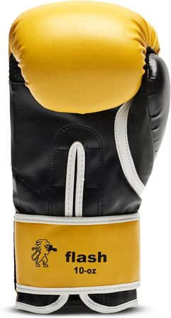 Боксерські рукавички Leone Flash-Box 1947, Unisex, 10 oz, жовті