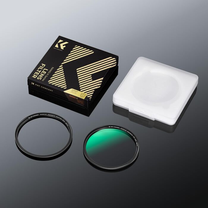 Поляризаційний фільтр K&F Concept Nano X-Serie 52mm з магнітним кільцем, 28-шарів покриття