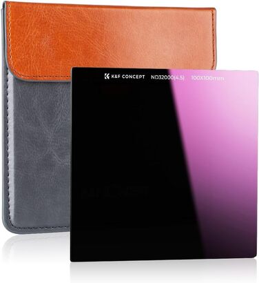 Набір фільтрів K&F Concept Nano-X: квадратний фільтр, тримач, адаптерні кільця (ND32000)