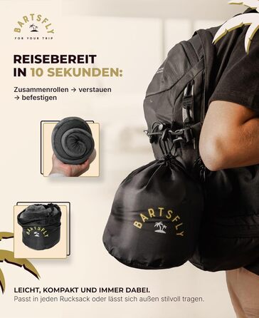 Подушка для шиї Memory Foam - для подорожей, авто та літака, ергономічна, проти болю в шиї, комфортна для сну, для тривалих перельотів, можна прати (Блакитна)